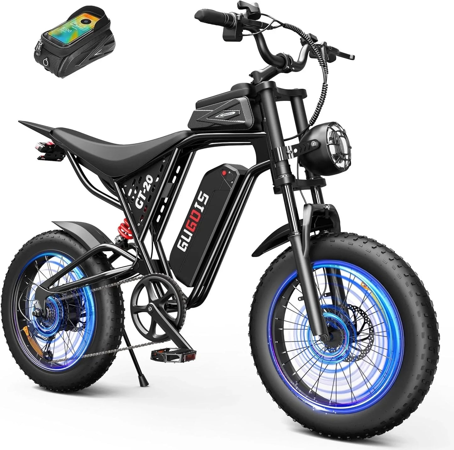 GUGOIS 1000W Fat Tire Electric Bike For Adults 30MPH