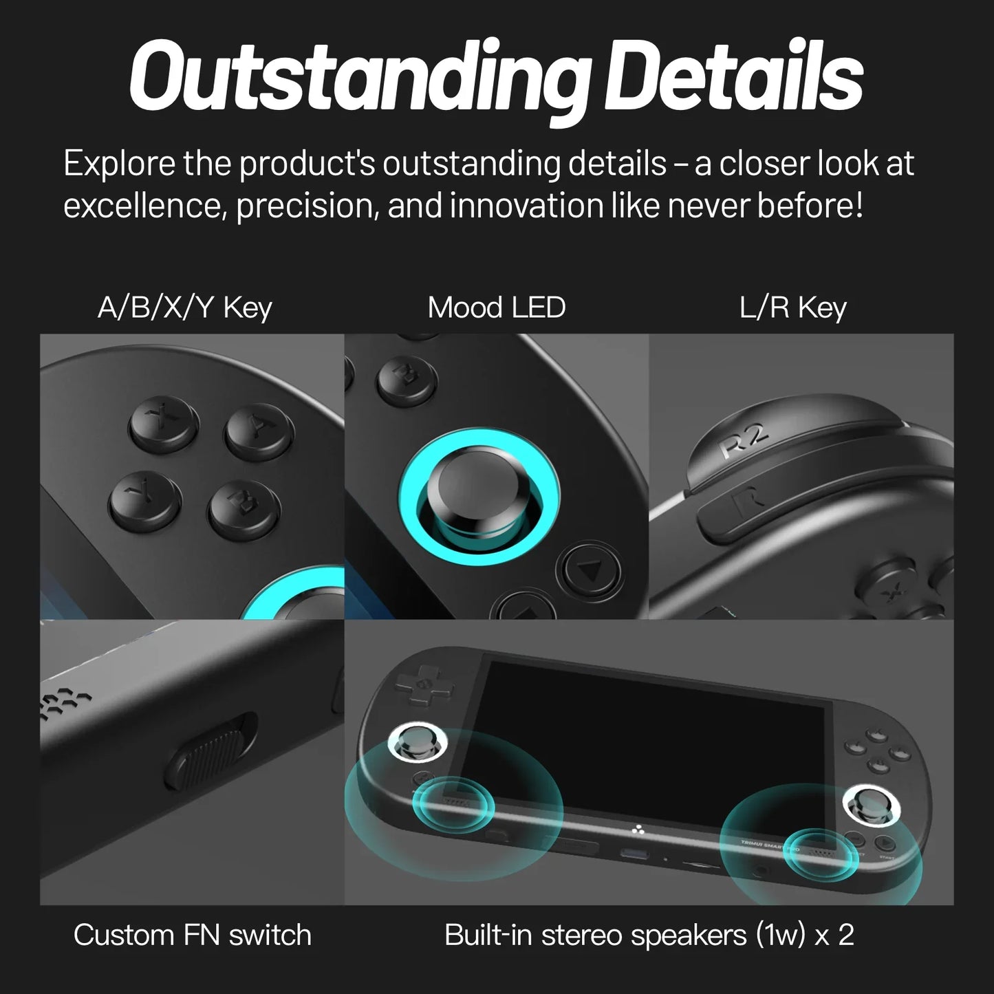 Trimui Smart Pro Handheld Game Console With IPS Display Joystick