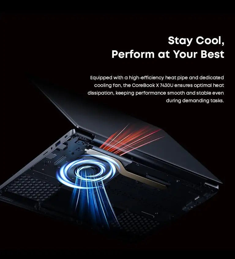 Chuwi CoreBook X Gaming Laptop Ryzen 5 7430U 16GB RAM