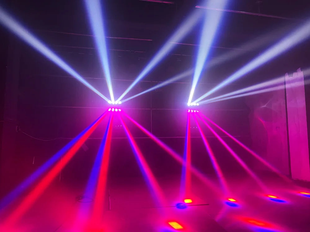 LED Moving Head Spider RGBW DMX 4in1 Lighting DJ Bar