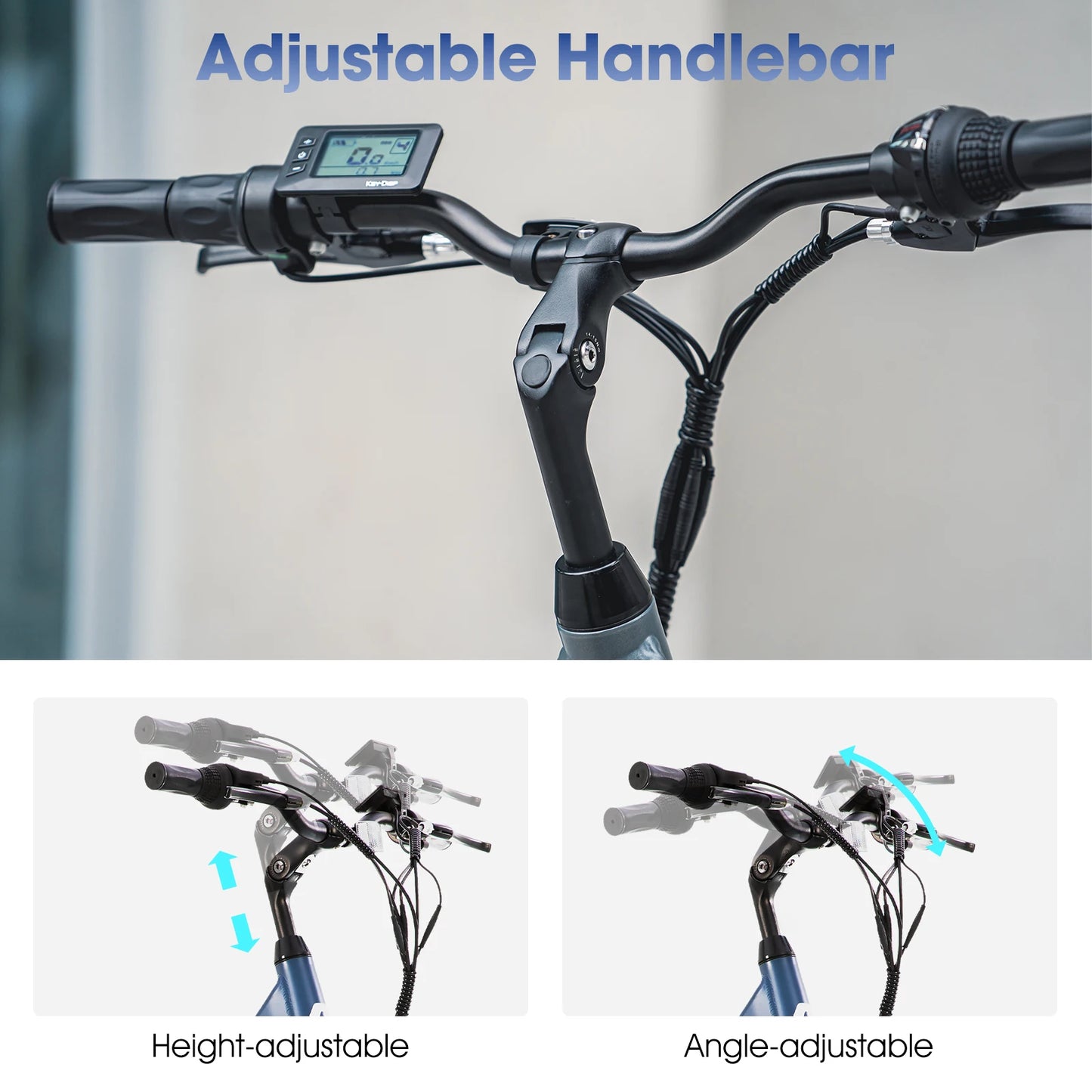 Hiland Electric Road Bike With Detachable Lithium Battery