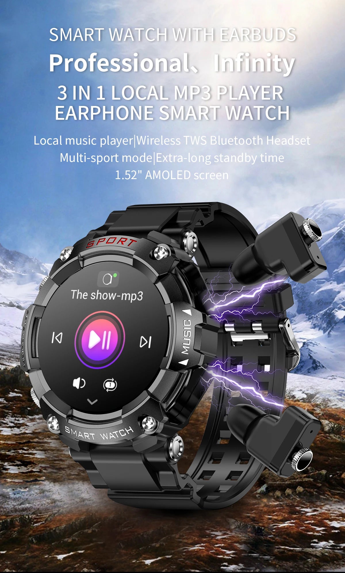Young At Heart Online Mall LaNikar Smart Watch AMOLED Display
