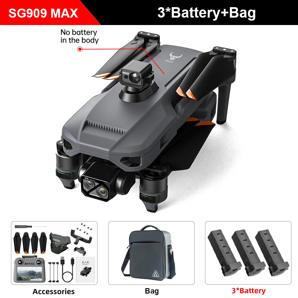 Teeggi GPS Drone 4K Camera Foldable With 6KM Range