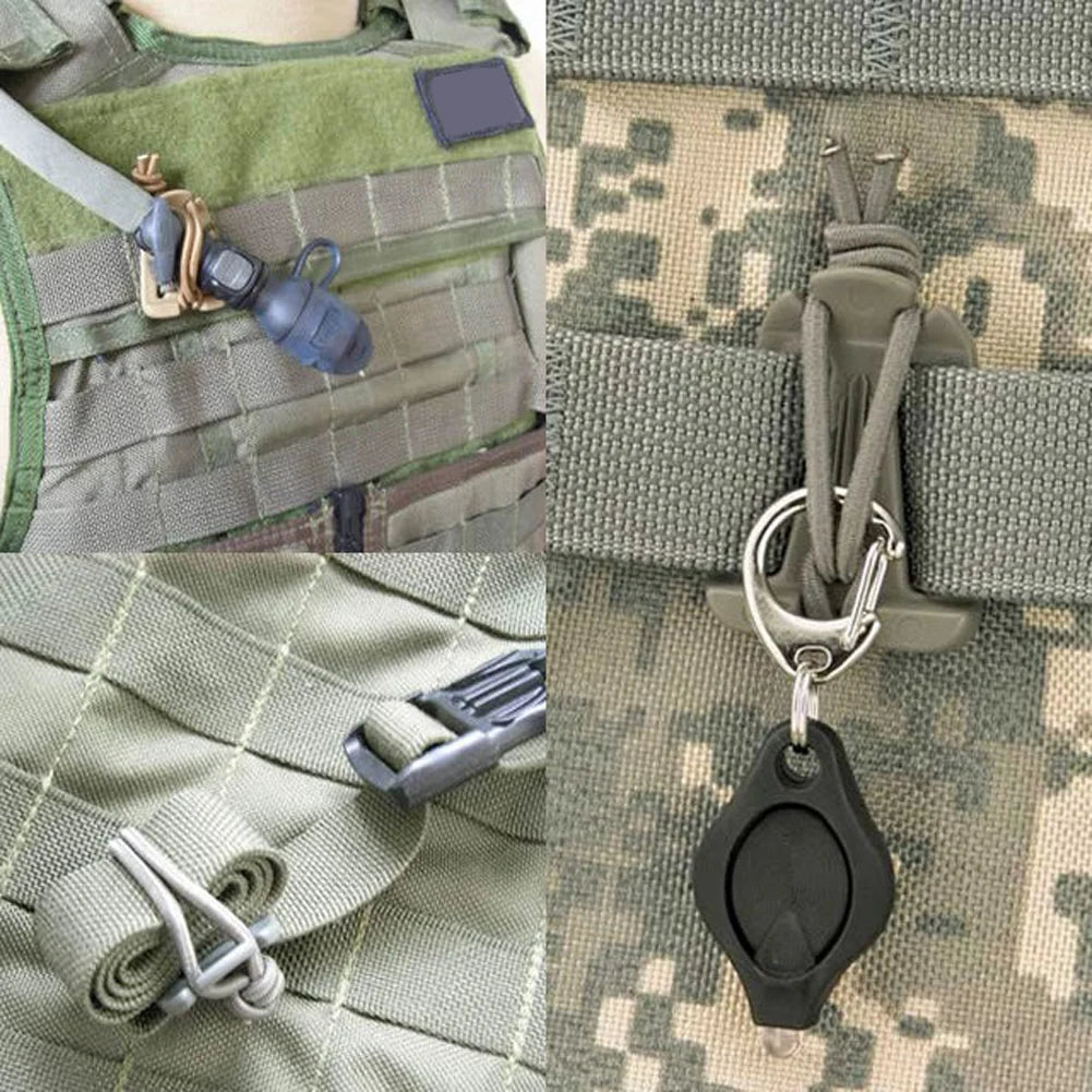 2/5Pcs Backpack Buckle Clamp Carabiner Survival Gear Tools Carabiner Clips Outdoor Camping Bag Hanger Hook wild hike