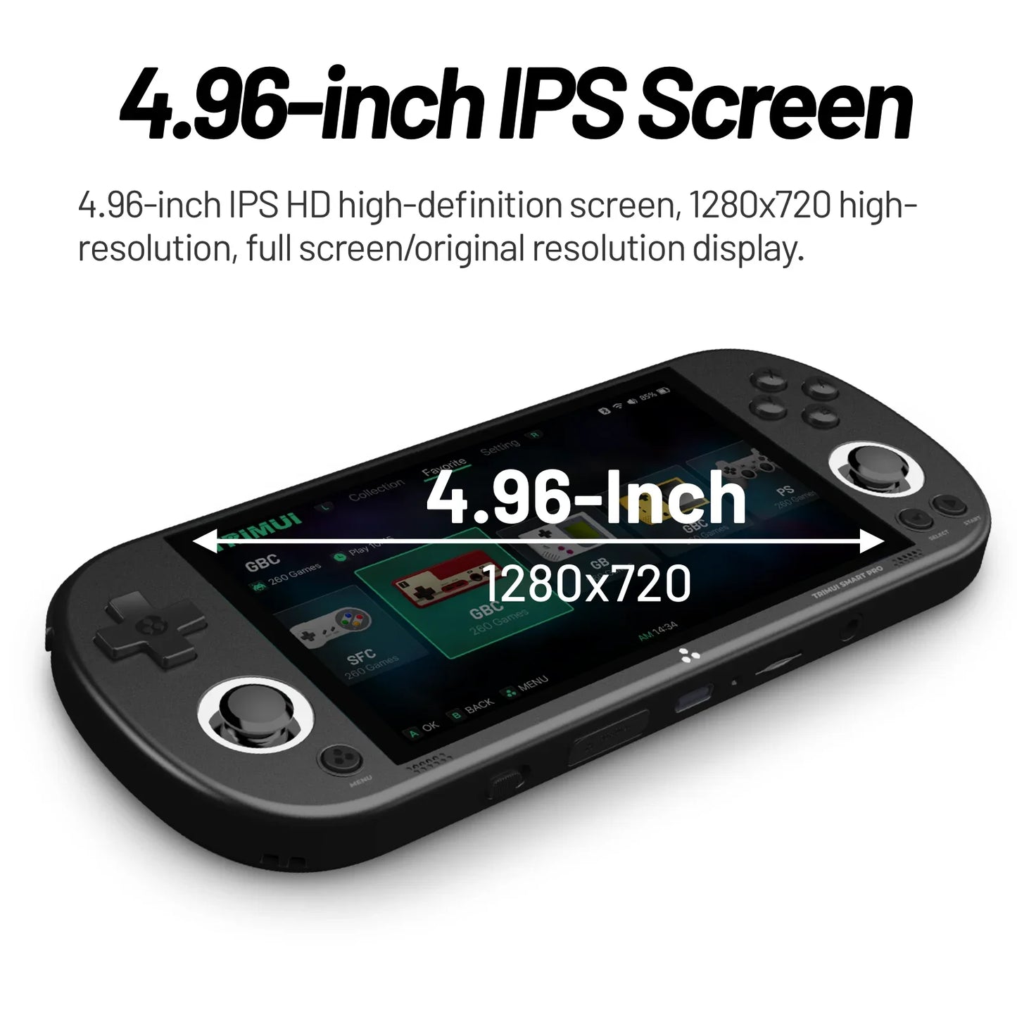 Trimui Smart Pro Handheld Game Console With IPS Display Joystick