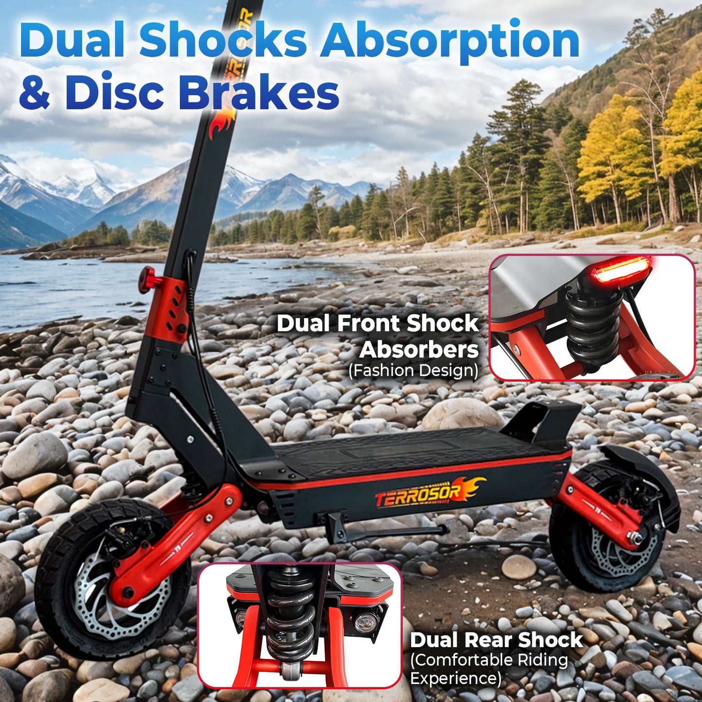 LELEKUAIC Electric Scooter for Adults 28 MPH 20 Mile Range