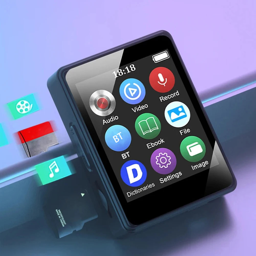 VODOOL Bluetooth MP3 Player 8 to 64GB With Video Playback