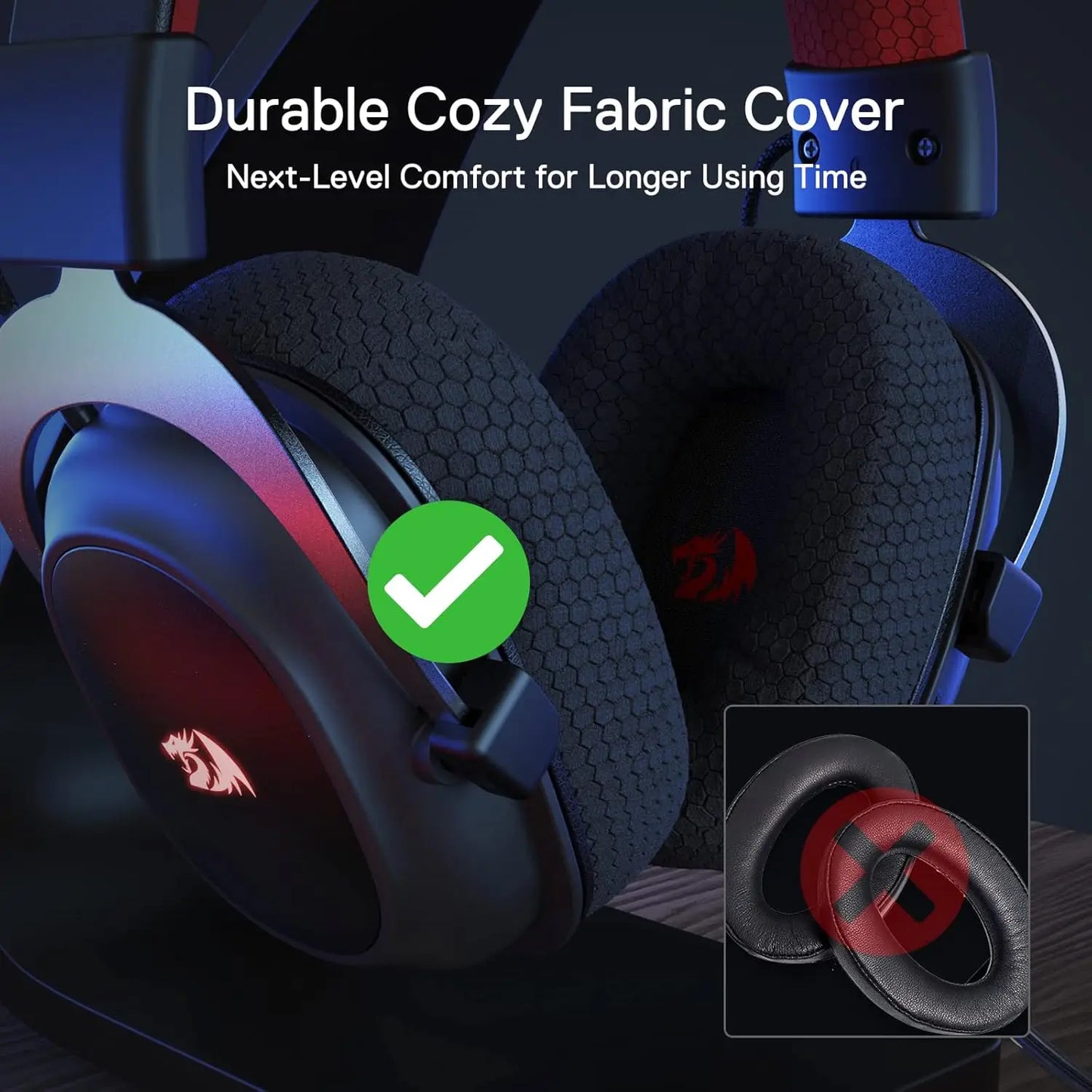 Redragon H510 PRO Zeus-X RGB Wireless Gaming Headset 7.1 Surround