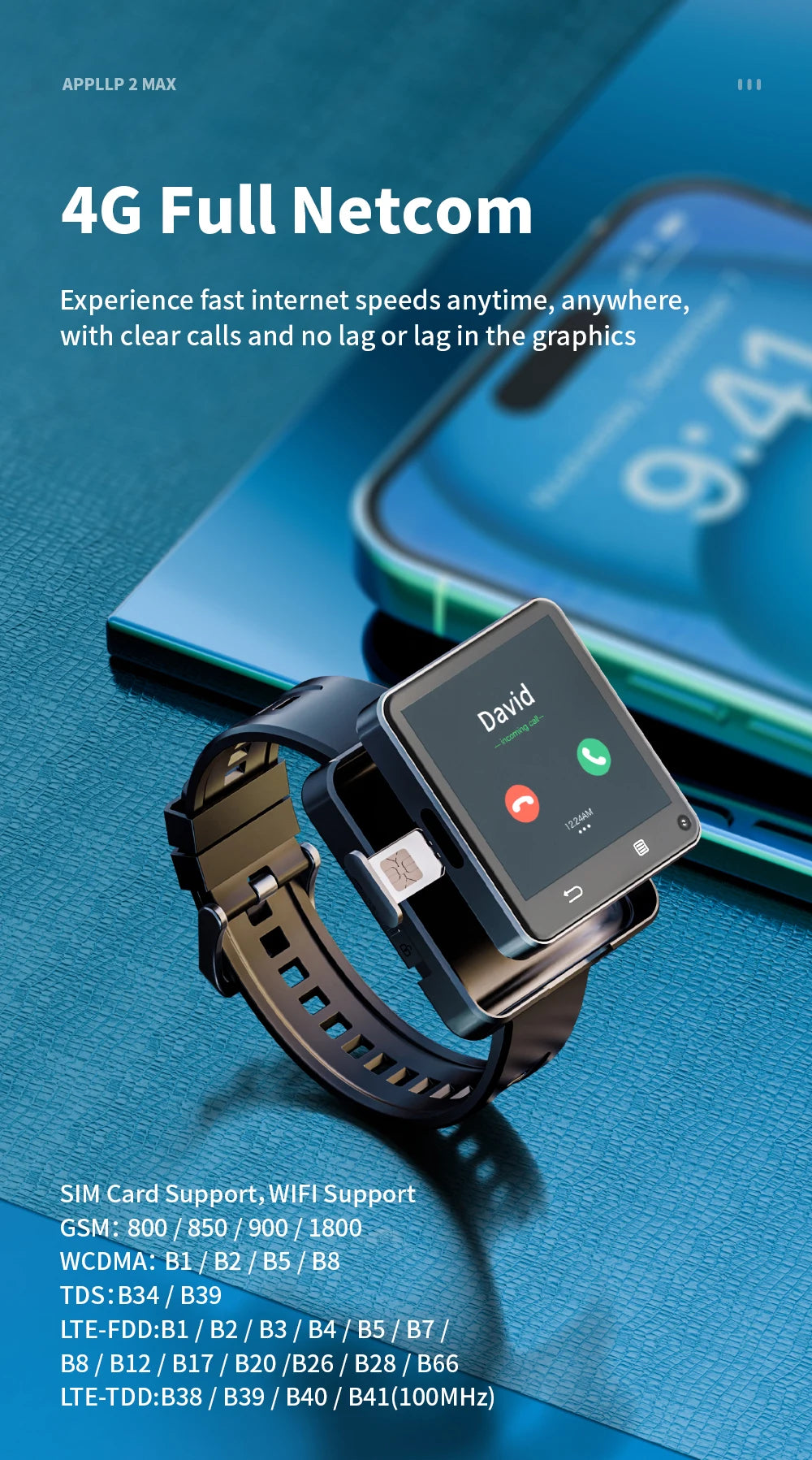 LOKMAT APPLLP 2 MAX Dual Camera Android Smartwatch