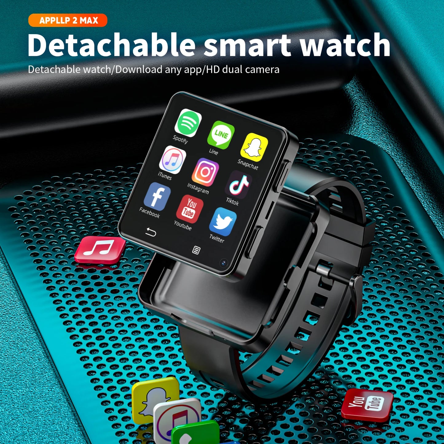 LOKMAT APPLLP 2 MAX Dual Camera Android Smartwatch