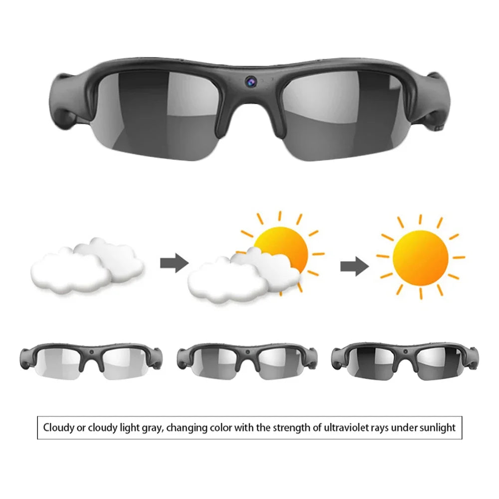 ALLOYSEED Camera Smart Glasses 1080P WiFi Video And Audio Recording