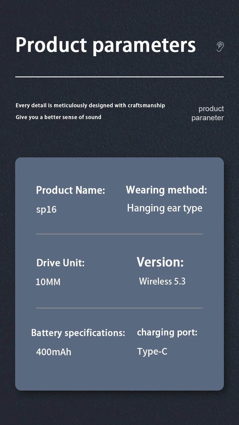 SHUKE Bluetooth Earbuds Wireless Earphones Waterproof With Mic In Ear