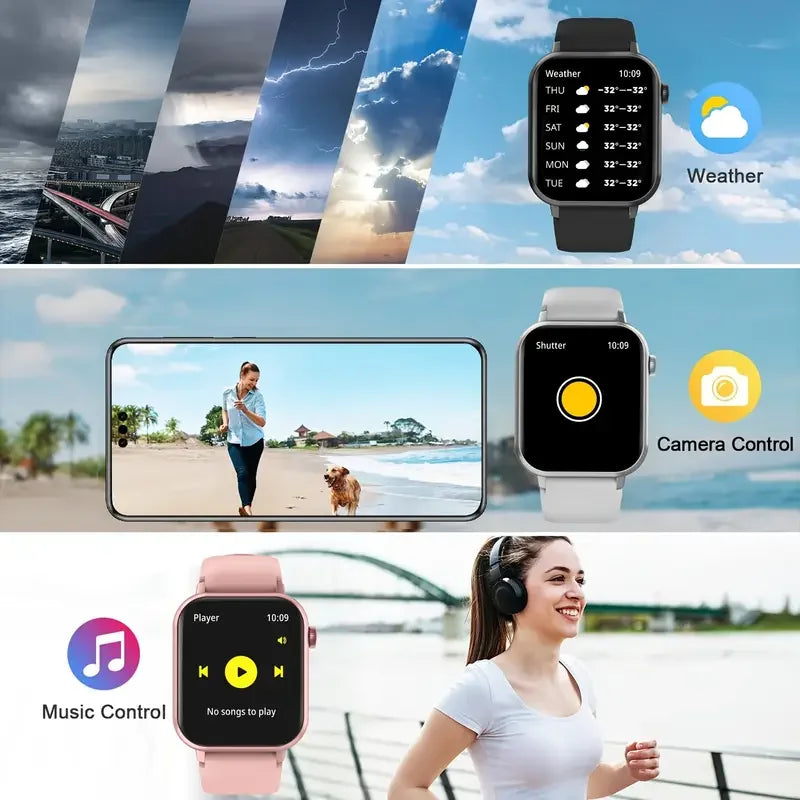 Young At Heart Online Mall LAXASFIT Waterproof Smartwatch Bluetooth Call