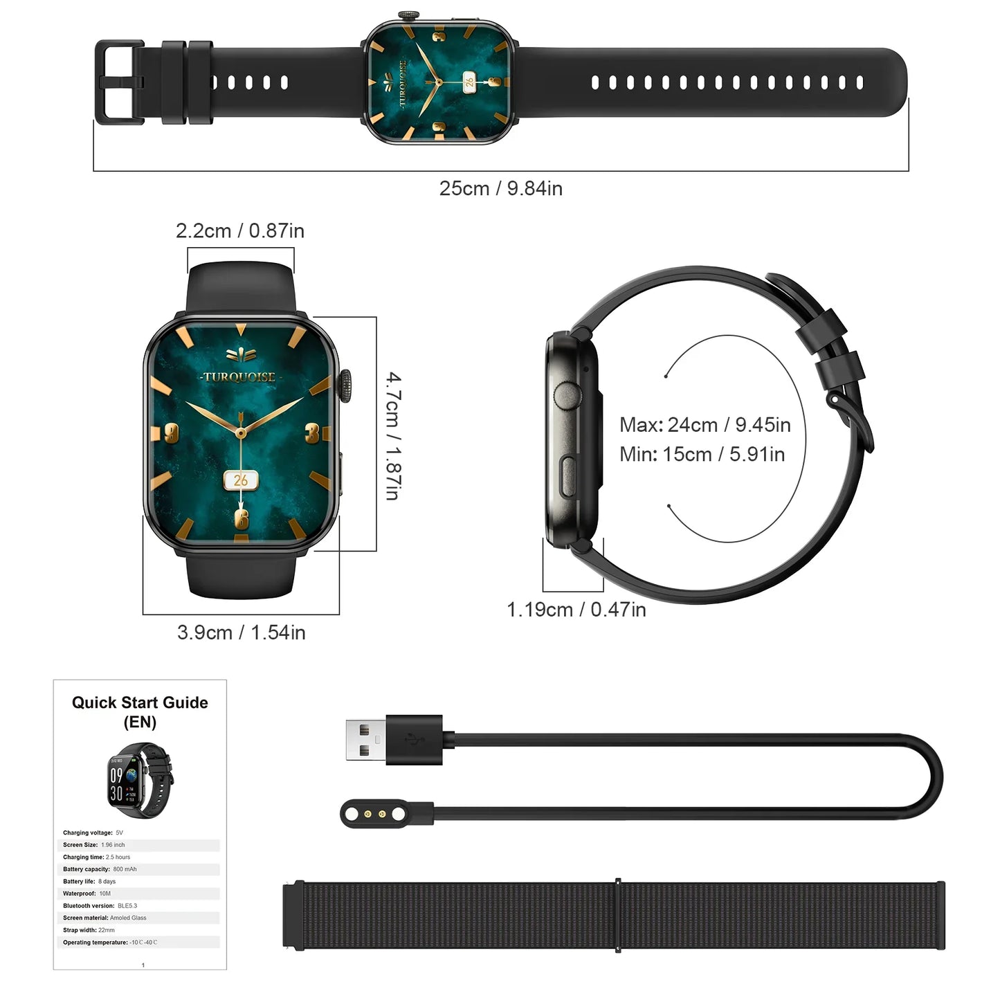 Blackview R60 Smartwatch With AMOLED Display For Health And Fitness