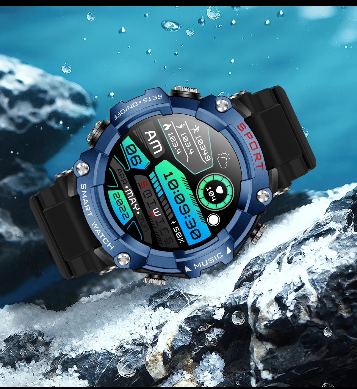 Young At Heart Online Mall LaNikar Smart Watch AMOLED Display