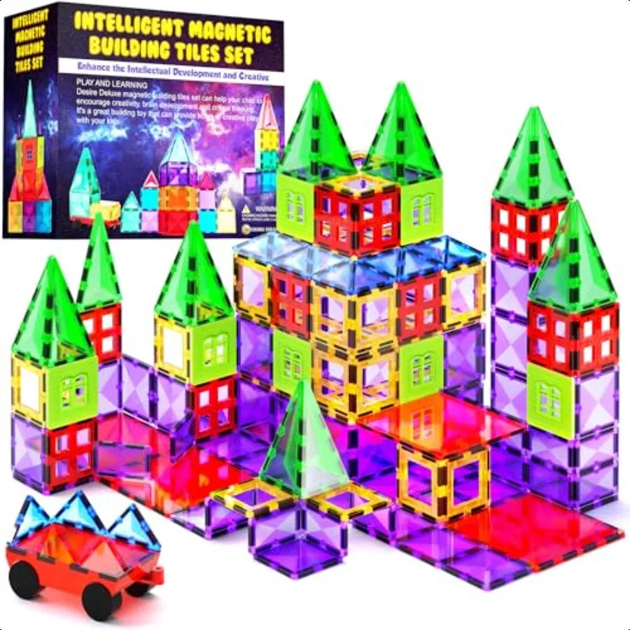 Young at Heart Online Mall Magnetic Tiles Blocks Stem Toy