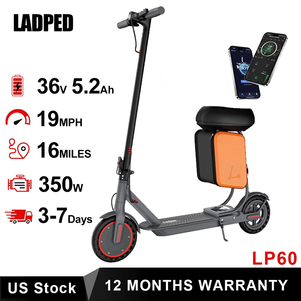 LADPED LP60 Electric Scooter 350W Folding Smart App Control