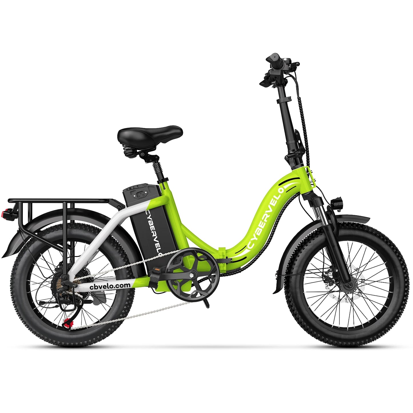 Cybervelo 48V 20Ah Removable Battery Folding Electric Bike