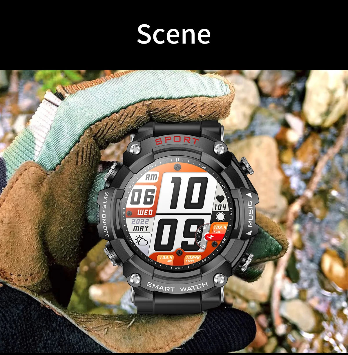 Young At Heart Online Mall LaNikar Smart Watch AMOLED Display