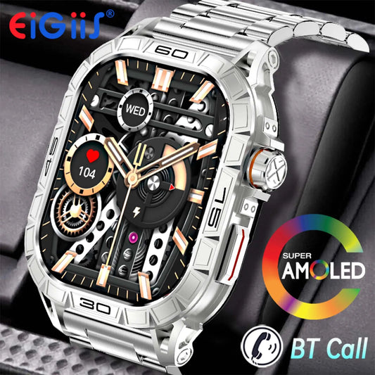 EIGIIS K63 Smart Watch ED Display IP68 Bluetooth Heart Rate