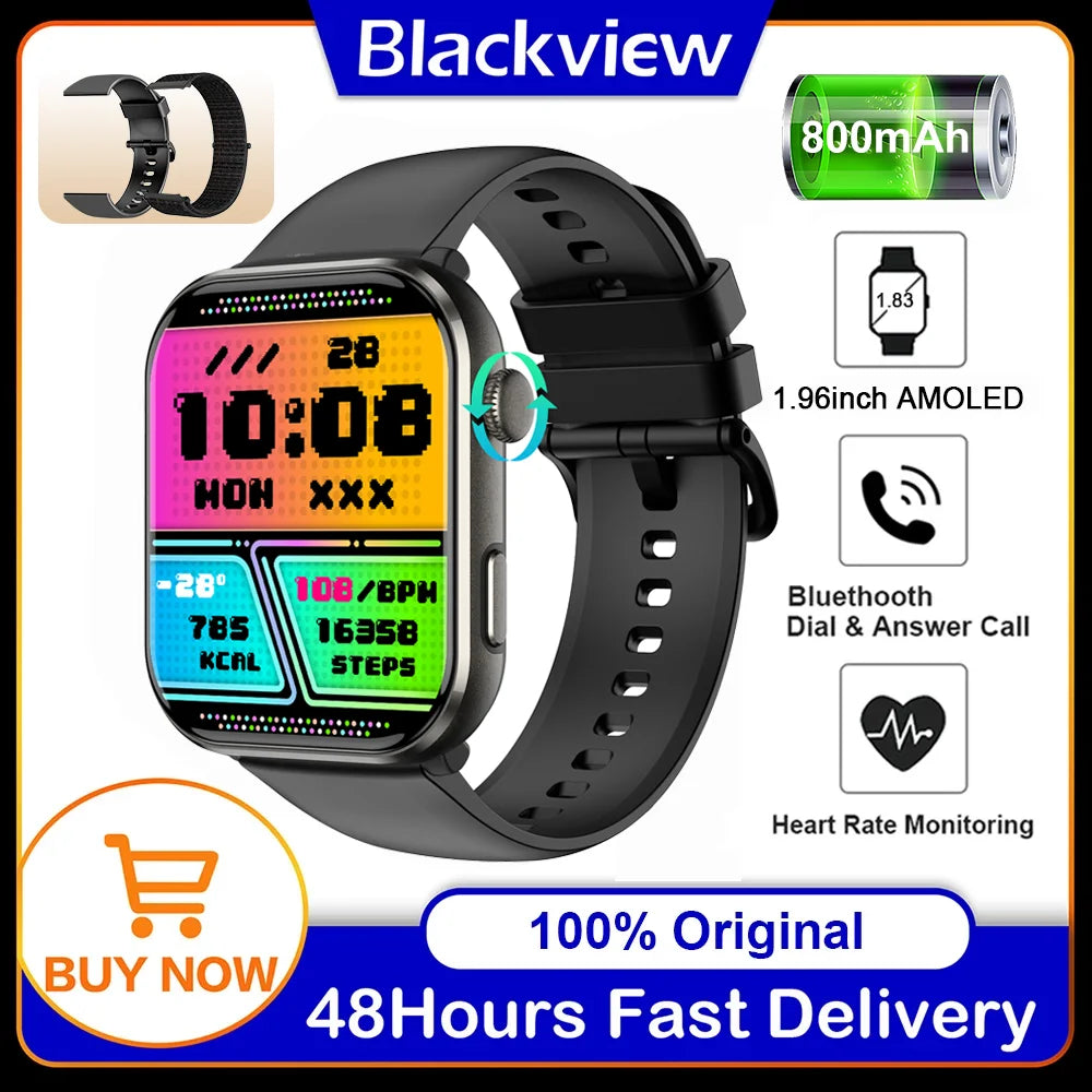 Blackview R60 Smartwatch With AMOLED Display For Health And Fitness