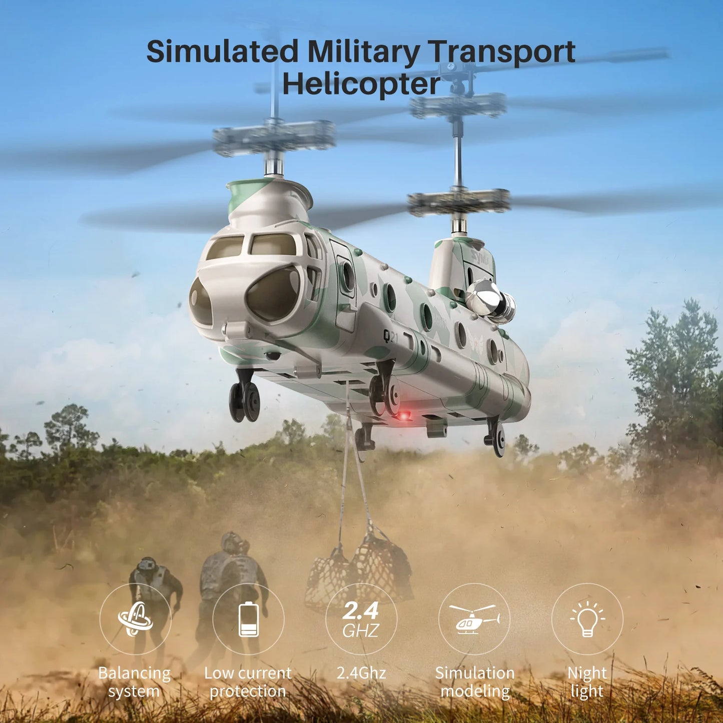 SYMA RC Helicopter Toy With Altitude Hold One Key Takeoff