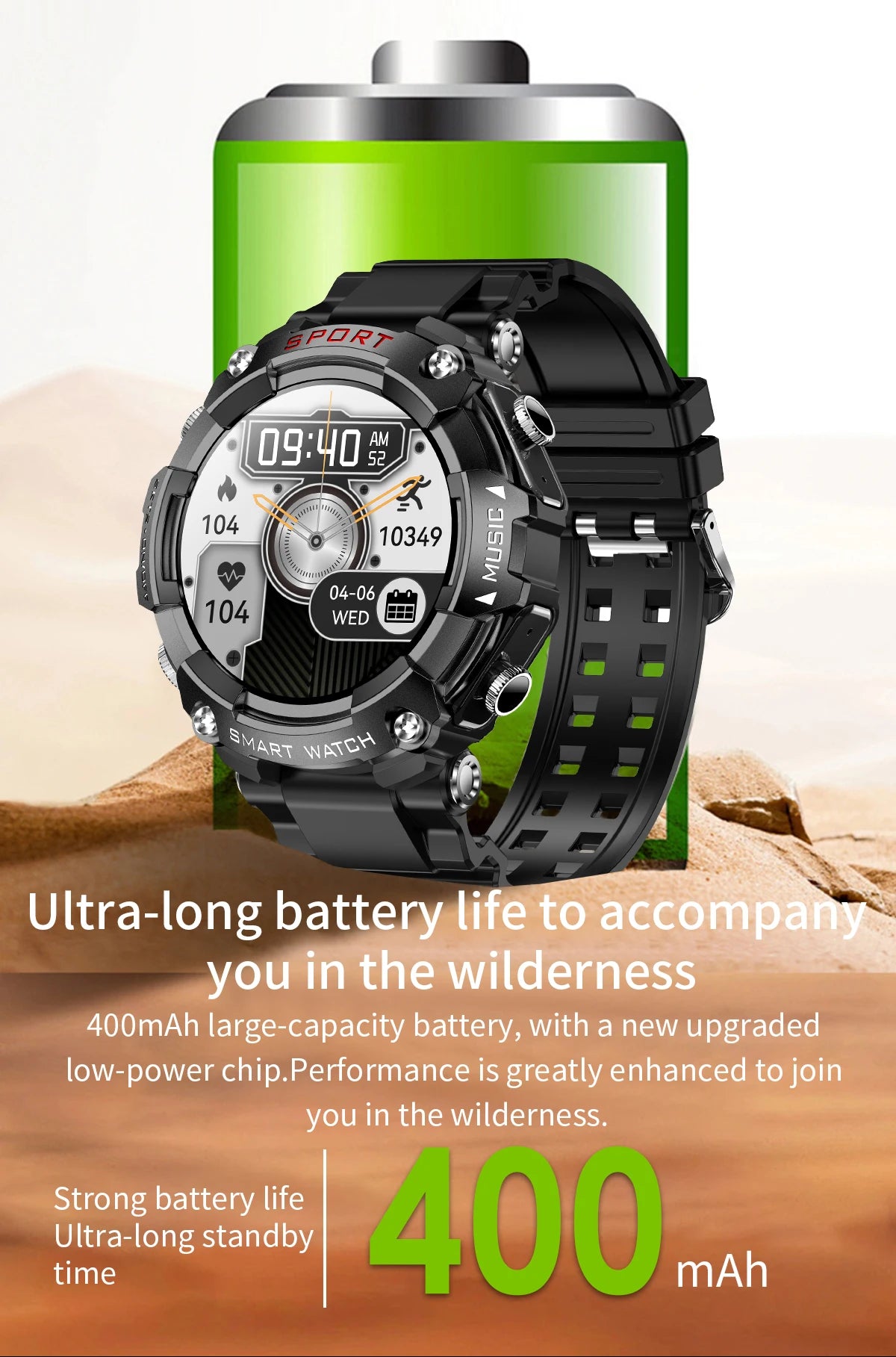 Young At Heart Online Mall LaNikar Smart Watch AMOLED Display