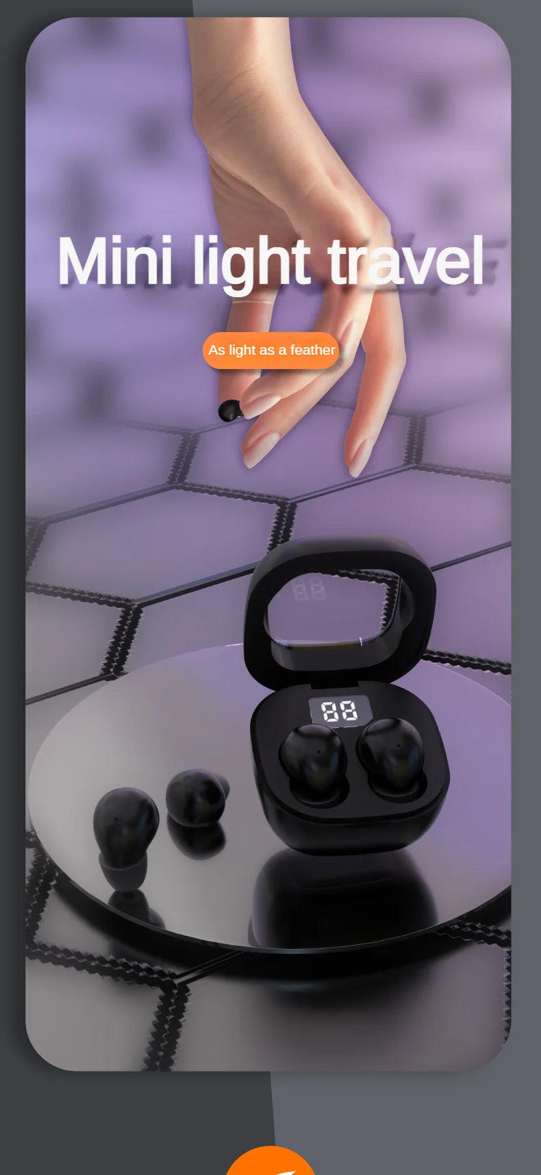 SHUKE SK19 True Wireless Earbuds With Active Noise Cancelling Bluetooth 5.3 Mic