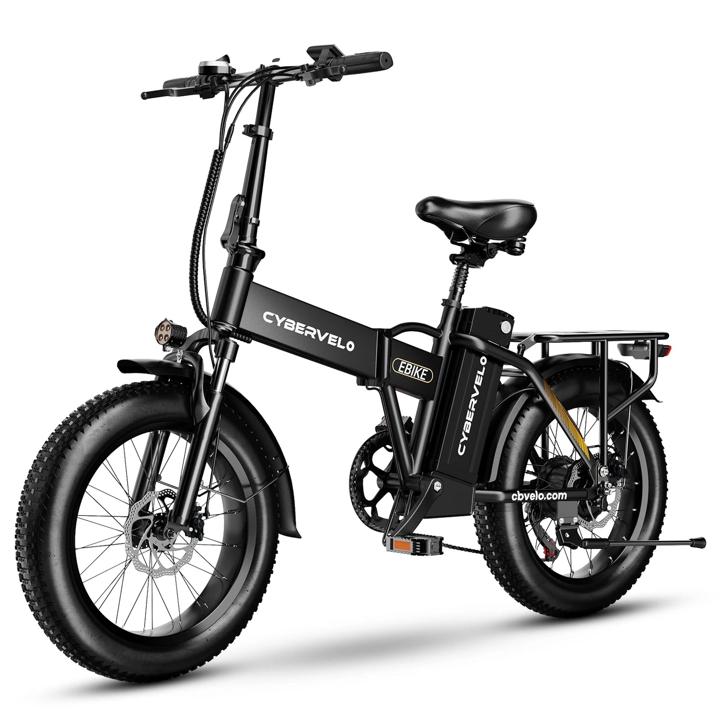 Cybervelo 48V 20Ah Removable Battery Folding Electric Bike