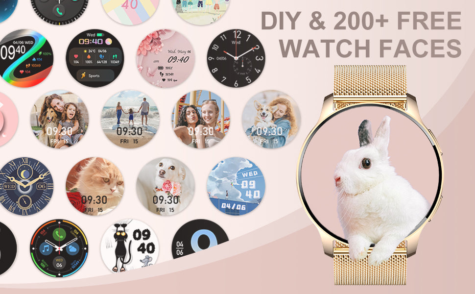 INNOFOVO Smart Watch for Women Answer Calls Fitness Tracker